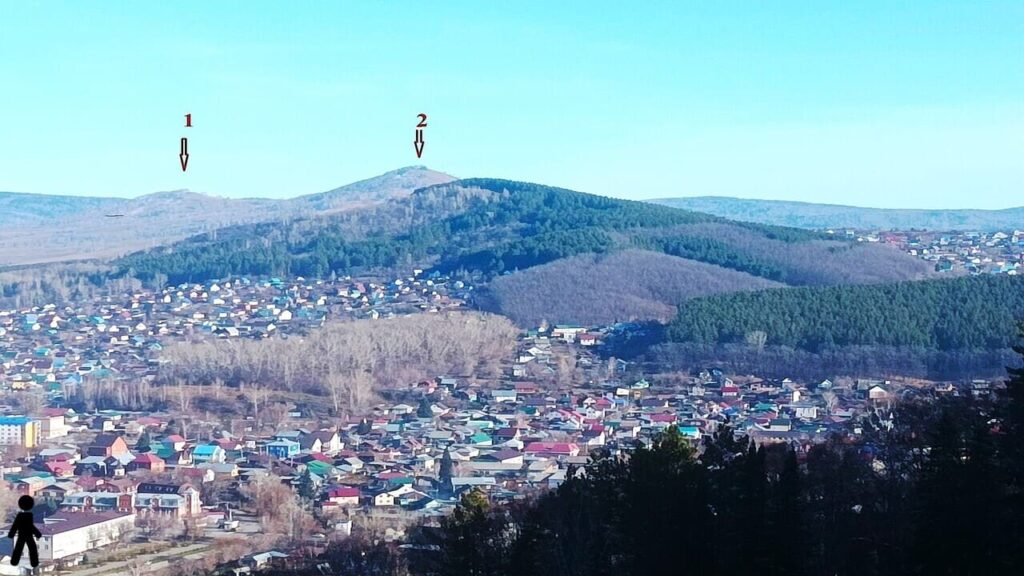 Вершины рядом с Горно-Алтайском.
